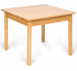 BigJigs tavolo in legno per bambini naturale - arredo stanza giochi