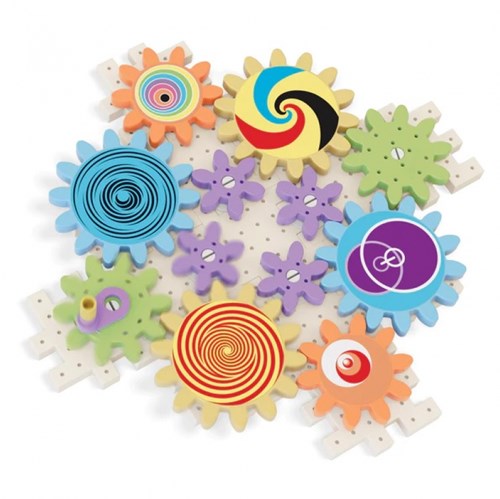Quercetti gioco di costruzione Kaleido Gears Eco set 38 pezzi-2