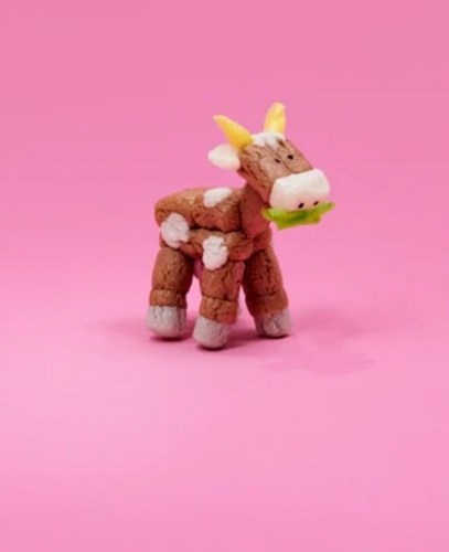 PlayMais kit creativo mucca - giocattolo sostenibile per bambini-2