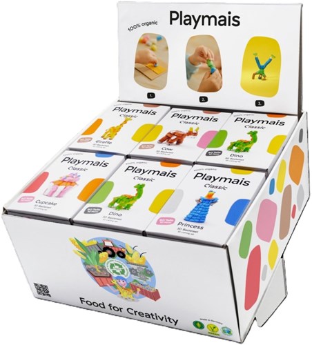 Playmais PlayMais® Classic Display 12 x Classic 90 Assorti