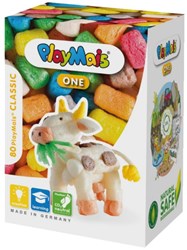 PlayMais set creativo mucca - oltre 70 pezzi per bambini creativi