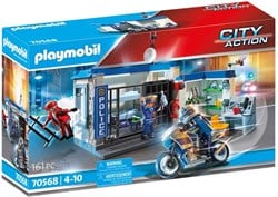PLAYMOBIL CITY ACTION POLICE PRISON ESCAPE WITH MOTORCYCLE