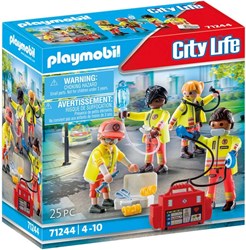 Playmobil City Life squadra di soccorso - personaggi e accessori