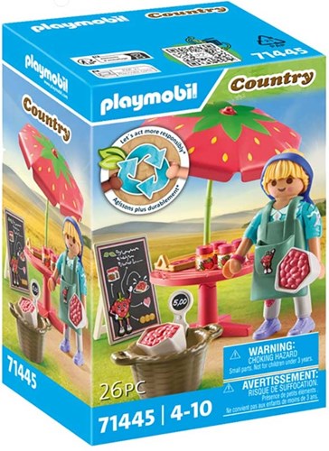 Playmobil Country set giocattolo bancarella marmellata fattoria