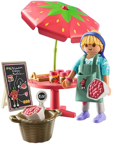 Playmobil Country set giocattolo bancarella marmellata fattoria-2