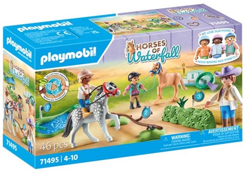 Playmobil cavalli giocattolo Horses of Waterfall Set Torneo Pony