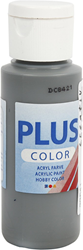 Plus Color vernice acrilica grigio scuro 60 ml - vernice hobby - asciugatura rapida