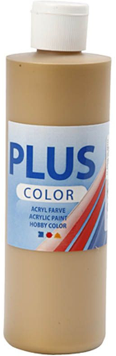 Plus Color vernice acrilica oro 250 ml - colore per hobby creativi
