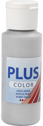 Plus Color vernice acrilica argento - vernice per hobby 60ml - asciugatura rapida
