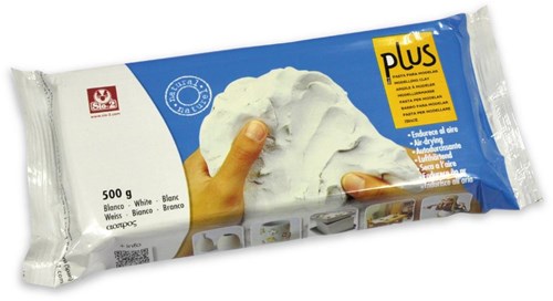 SIO-2 Plus argilla autoindurente 500g bianca - pasta modellabile creativa