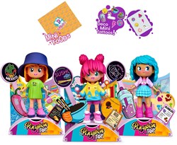 Pinypon bambola Foodie Girl 11cm - mini bambola colorata giocattolo