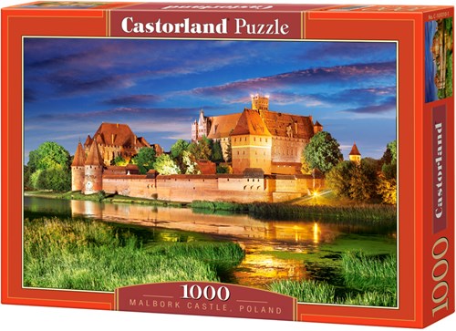 Castorland puzzle Castello di Malbork Polonia - puzzle 1000 pezzi-2