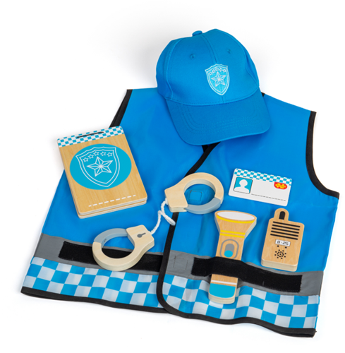 BigJigs costume da poliziotto per bambini - outfit polizia