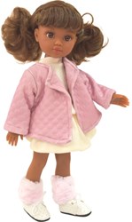 Bambola Paola Reina Amigas Kim capelli castani bambola giocattolo 32 cm