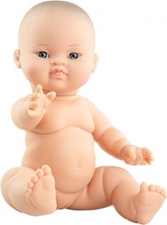 Paola Reina bambola Gordi bambina asiatica nera 34cm bambola giocattolo