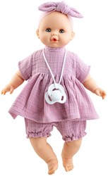 Paola Reina bambola Sonia - bambola giocattolo con vestito rosa-viola 36 cm