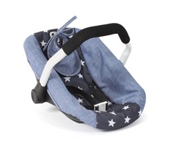 Bayer Chic 2000 seggiolino auto bambola - stelle blu navy - sedia giocattolo