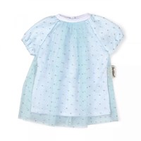 Skrallan vestito da festa bambola blu - abbigliamento bambola 36-40cm-2