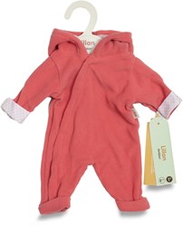 Skrallan abbigliamento bambole tutina corallo 36-40cm outfit pile