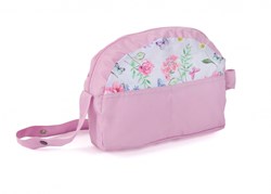 Bayer Chic 2000 borsa fasciatoio bambola - fiori bianco rosa - set cura