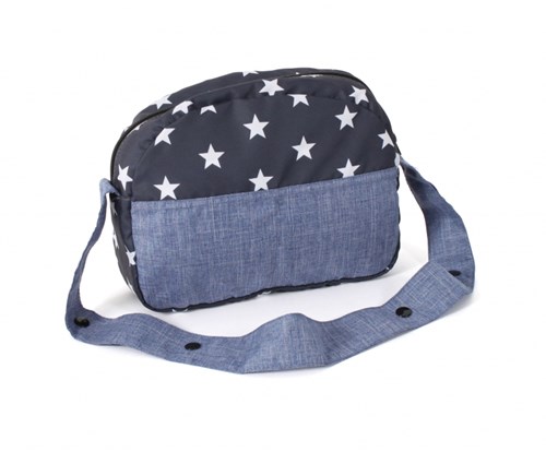 Bayer Chic 2000 borsa cambio bambola navy stelle set cura