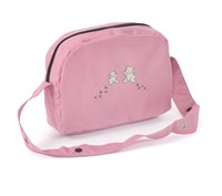 Bayer Chic 2000 borsa fasciatoio bambola rosa orsetti - set cura bambola