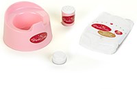 Klein vasino per bambole con accessori - set cura bambola rosa bianco