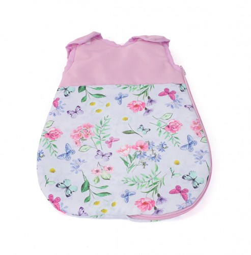 Bayer Chic Poppenslaapzak Bola (bloemen wit/roze)