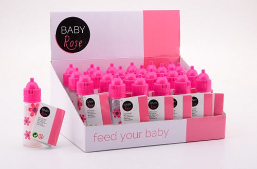 Babyroos Baby rose biberon con suono 27570