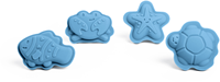 Bigjigs Personaggio Sabbia Blu Polvere Stampi