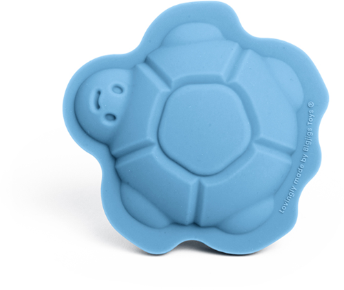 Bigjigs Personaggio Sabbia Blu Polvere Stampi-3