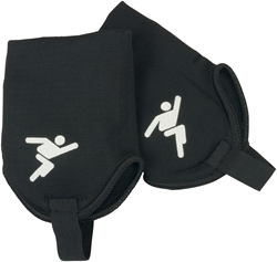 Precision protezioni per caviglia - junior - nero - protezione calcio