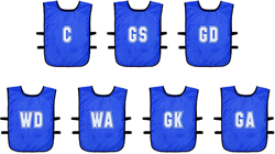 Precision casacche allenamento netball - mesh bibs adulti giovani