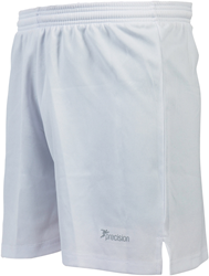 Precision pantaloncini calcio Madrid Junior bianchi - pantaloncini sportivi bambini