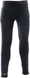 Precision pantaloni portiere imbottiti junior sportivi neri taglia M calcio