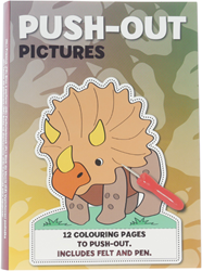 Wins Holland set creativo blocco da forare dinosauro con 12 disegni A6