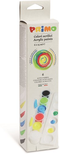 Primo PRIMO - Vernice acrilica (6x25ml)
