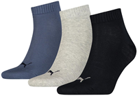 Puma quarter workout calzini - 3 paia - navy mix - taglia 35-38 - sport