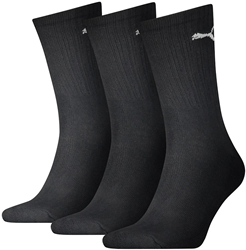 Puma calzini sportivi neri 3 paia - calze crew comode uomo
