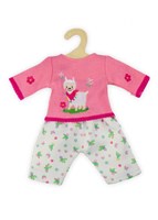 Heless set abbigliamento bambola maglione alpaca e pantaloni 35-45 cm rosa