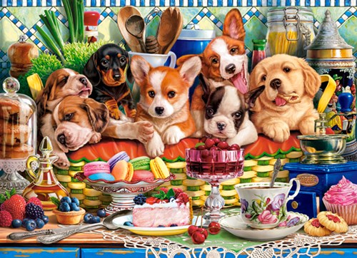 Castorland puzzle Puppies Dessert - 300 pezzi di divertimento