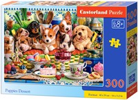 Castorland puzzle Puppies Dessert - 300 pezzi di divertimento-2