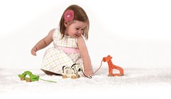 Hape elefante in legno da trainare - giocattolo trainabile per bambini