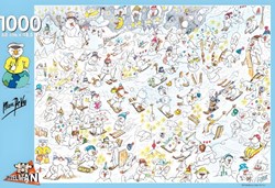 Puzzelman puzzle pupazzi di neve Marc De Vos 1000 pezzi tema inverno