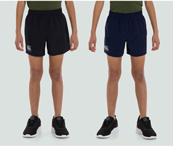 Canterbury pantaloncini sportivi junior nero comfort traspirante 10 anni