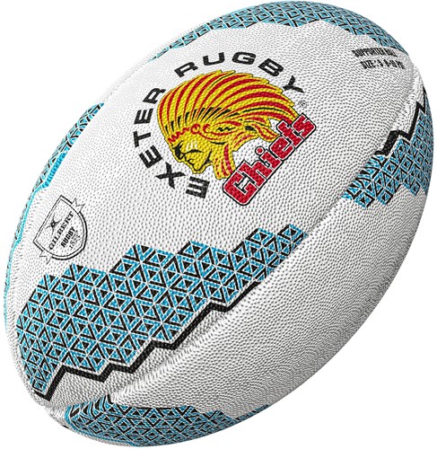 Gilbert pallone da rugby Exeter Chiefs supporter misura 4 per bambini