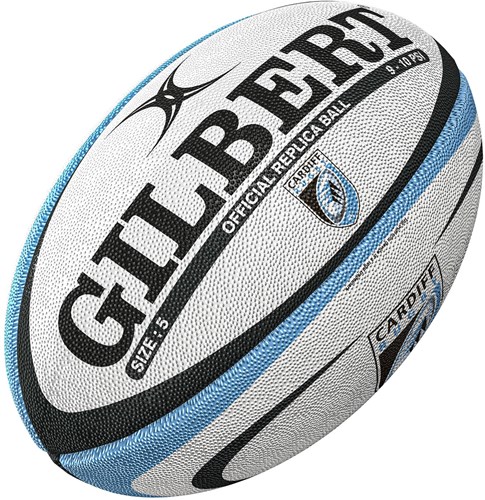 Gilbert pallone da rugby replica Cardiff misura 5 - palla da allenamento resistente