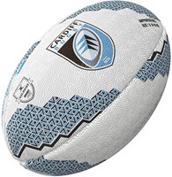 Gilbert pallone da rugby supporter Cardiff misura 4 - giocattolo colorato