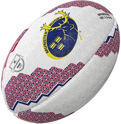 Gilbert pallone rugby supporter Munster misura 5 colorato e resistente