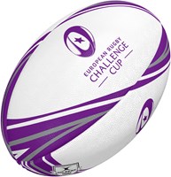 Gilbert pallone da rugby supporter Challenge Cup misura 5 multicolore